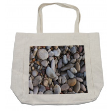 Pebbles by the Sea Beach Shopping Bag