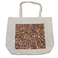 Flat and Silky Rocks Earthy Shopping Bag