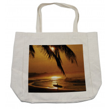 Costa Rica Surfer Shopping Bag