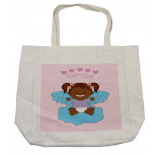 Child Flying on Clouds Shopping Bag