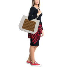 Tartan in Earth Tones Shopping Bag