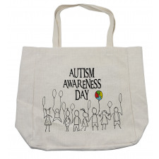 Symbolic Drawing of Children Shopping Bag