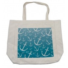 Repetitive Sea Elements Shopping Bag