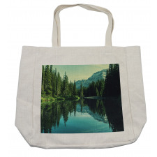 Tree Reflections on Calm Water Shopping Bag