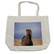 Close up Horse Silhouette Shopping Bag