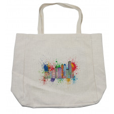 Colorful Splatters Shopping Bag