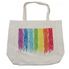 Cheerful Pastel Painting Shopping Bag