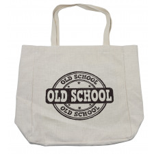 Grunge Retro Look Text Shopping Bag