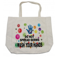 Do Not Spread Germs Shopping Bag