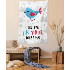 Believe in Your Dreams Bird Tapestry