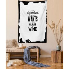 Funny Drinking Words Wine Tapestry