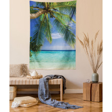 Paradise View Maldives Tapestry