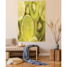 Close up Exotic Fruit and Lime Tapestry