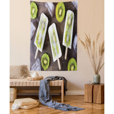 Homemade Fruit Popsicles Photo Tapestry