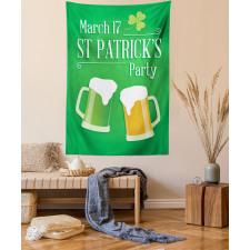 St. Patrick's Day Beers Tapestry