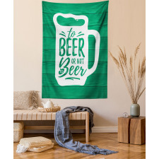 Funny Beer Drinking Words Tapestry
