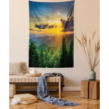 Sunset Hills Panorama Tapestry