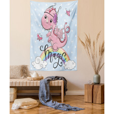 Magic Dragon on a Rainbow Tapestry