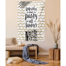 Party All Summer Sketch Tapestry