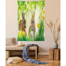 Easter Rabbits Tapestry