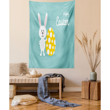 Rabbit Cartoon Tapestry