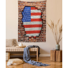 American National Flag Tapestry