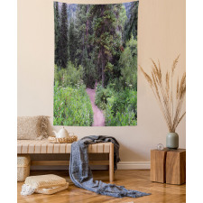 Jungle Trekking Getaway Tapestry