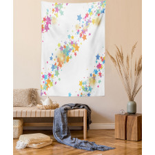 Colorful Cheery Cartoon Art Tapestry