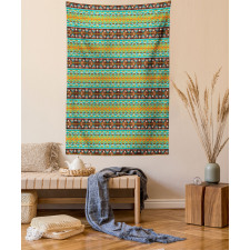 Tribal Art Pattern Tapestry