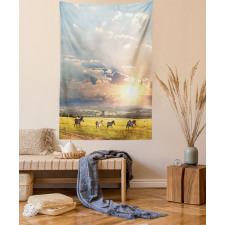 Zebras Exotic Natural Land Tapestry