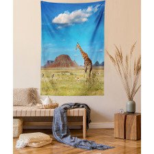 Savanna Giraffes Tapestry