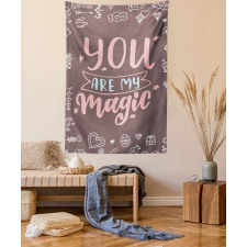 You are My Magic Outline Tapestry