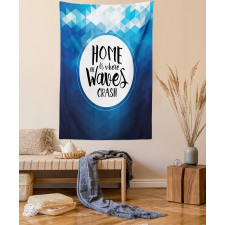 Home is Where Waves Crash Tapestry