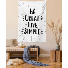 Creative Be Live Simple Tapestry