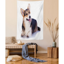 Pembroke Welsh Dog Lover Art Tapestry