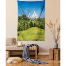 Bavarian Alps Village Tapestry