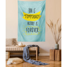 Victory is Forever Text Tapestry