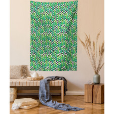 Banana Leaves on Modern Tapestry