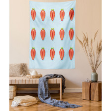 Symmetric Halved Strawberry Tapestry