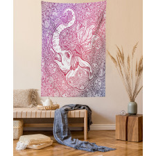 Eastern Elephant Zentangle Tapestry