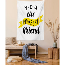 Buddy Motivation Art Tapestry