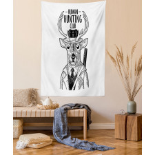 Sarcastic Humor Sketch Tapestry