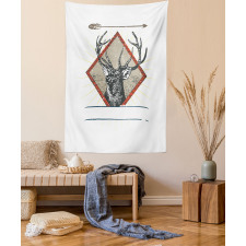 Hipster Wild Antler Tapestry