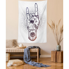 Tattooed Hand Raised Tapestry