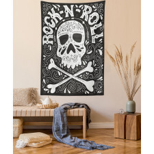 Gothic Ornate Skull Tapestry