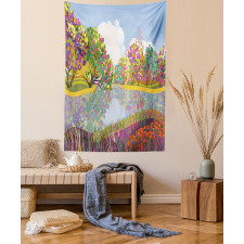 Vibrant Botany River Tapestry