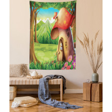 Mountain Daisies Woods Tapestry