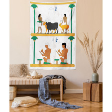 Man and Animal Tapestry