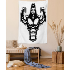 Athletic Bodybuilder Beast Tapestry