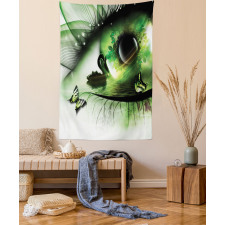 Abstract Swan Animal Tapestry